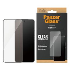 PanzerGlass Protection d'écran Ultra-Wide Fit Anti-bactérienne avec applicateur Xiaomi 17
