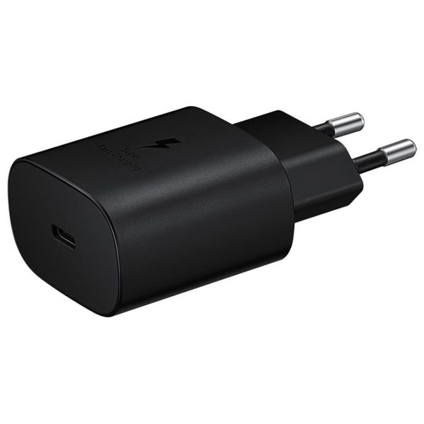 Samsung Fast Charging Adapter USB-C Original - Chargeur - Connexion USB-C - 25W - Noir