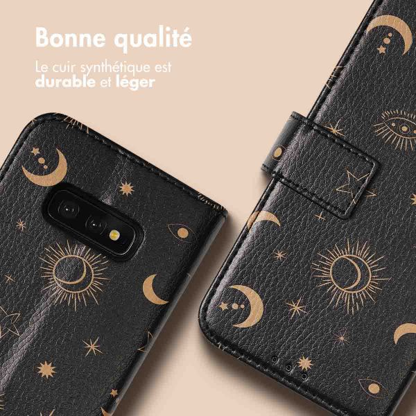 imoshion Étui de télephone portefeuille Design Samsung Galaxy S10e - Sky Black