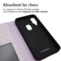 imoshion Étui de télephone portefeuille Design Samsung Galaxy A20e - White Daisy