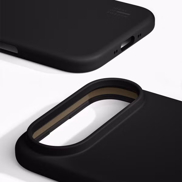 iDeal of Sweden Coque en silicone avec MagSafe Apple iPhone Air - Black