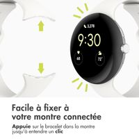 imoshion Bracelet en silicone Google Pixel Watch 3 - 45 mm - Taille S - Blanc