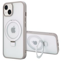 Accezz Coque Ring Stand avec MagSafe Apple iPhone 14 - Gris