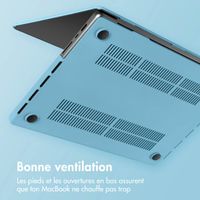 imoshion Coque rigide pour Apple MacBook Pro 16 pouces (2021) / Pro 16 pouces (2023) M3 chip - Soft Blue