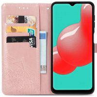 imoshion Etui de télephone Mandala Samsung Galaxy A32 (4G) - Rose Doré