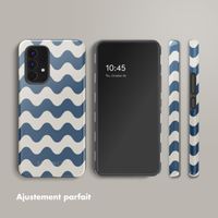Selencia Coque arrière Vivid Samsung Galaxy A53 - Wave Vibes Classic Blue