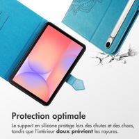 imoshion Coque tablette Samsung Galaxy Tab S9 11.0 pouces / S10 Lite / S10 FE / S9 FE 10.9 pouces - Turquoise