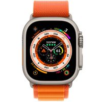 Apple Alpine Loop Band Apple Watch Series 1-10 / SE / Ultra (2) - 42/44/45/46/49 mm - Taille M - Orange