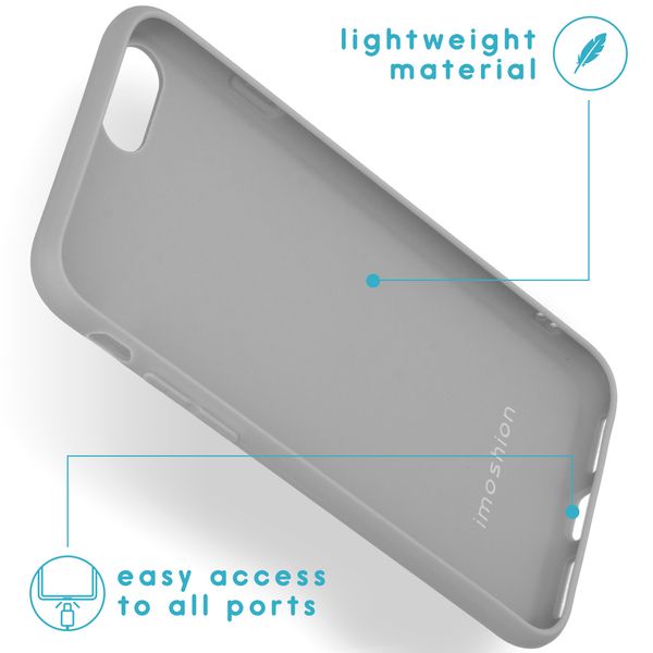 imoshion Coque Couleur iPhone SE (2022 / 2020) / 8 / 7 - Gris