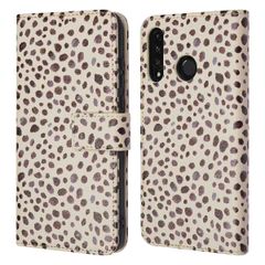 imoshion ﻿Étui de téléphone portefeuille Design Huawei P30 Lite - Black And White Dots