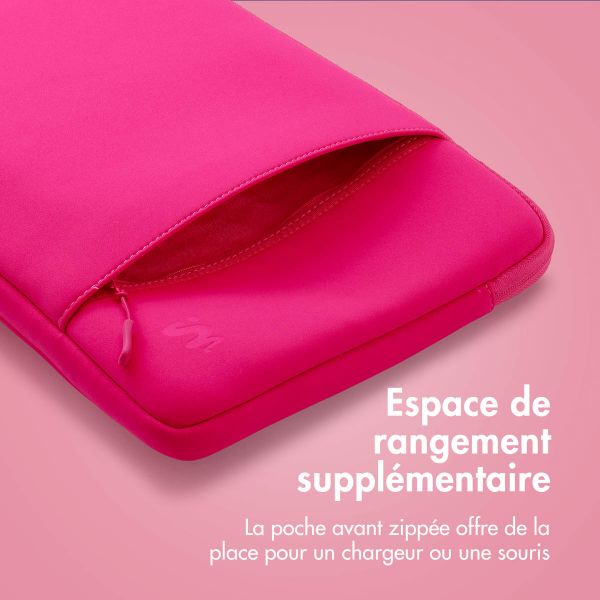 imoshion Pochette ordinateur avec compartiment 15-16 pouces - Hot Pink