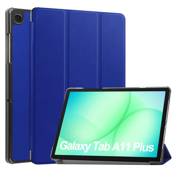 imoshion Coque tablette Trifold Samsung Galaxy Tab A11 Plus - Cobalt Blue