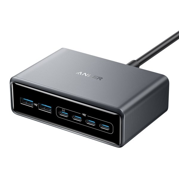 Anker Chargeur Prime 200 watts GaN | Station d'accueil avec 6 ports