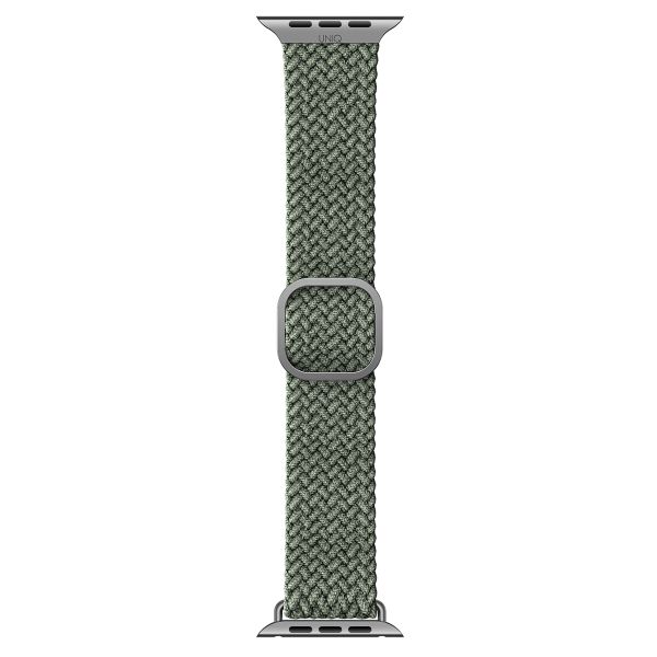 Uniq Bracelet tressé Aspen Apple Apple Watch Series 1 á 9 / SE (38/40/41 mm) | Series 10 (42 mm) - Vert Cyprès