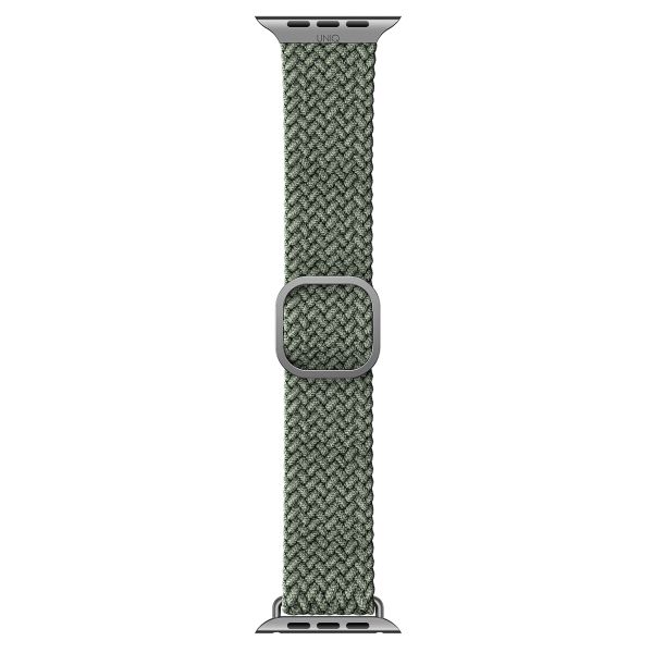 Uniq Bracelet tressé Aspen Apple Apple Watch Series 1 á 9 / SE (38/40/41 mm) | Series 10 (42 mm) - Vert Cyprès