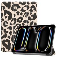 imoshion Coque tablette Design Trifold Apple iPad Pro 13 (2024) M4 - Leopard