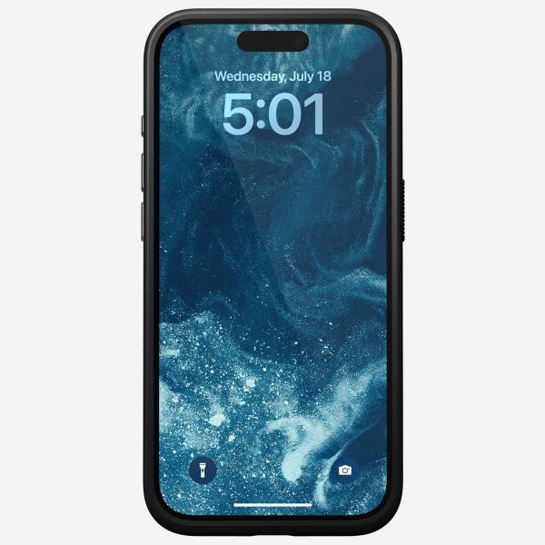 Nomad Coque Modern Leather avec MagSafe Apple iPhone 15 Pro - Noir