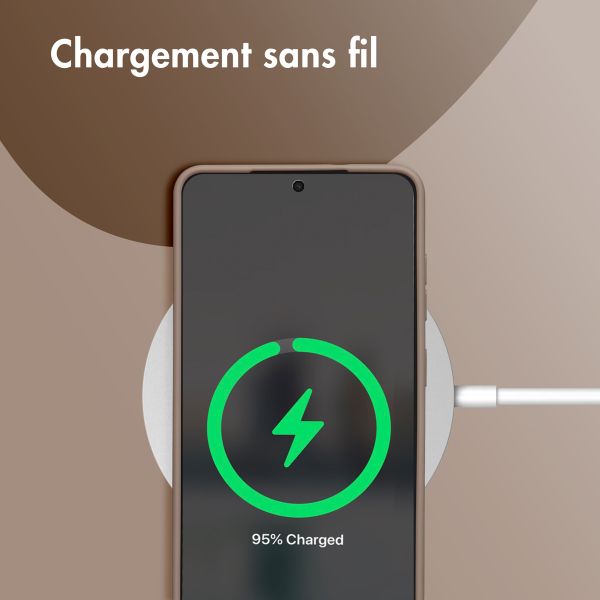 imoshion Coque Couleur Samsung Galaxy S25 Edge - Marron