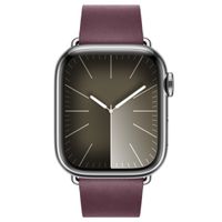 Apple Modern Buckle FineWoven Apple Watch Series 1 t/m 9 / SE (38/40/41 mm) | Series 10 / 11 (42 mm) - Taille L - Mulberry