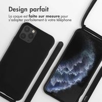 imoshion Coque en silicone avec cordon Apple iPhone 11 Pro - Noir