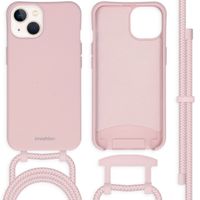 imoshion Coque de couleur avec cordon amovible iPhone 13 - Rose