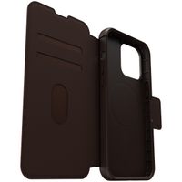 OtterBox ﻿Étui de téléphone portefeuille Strada MagSafe Apple iPhone 15 Pro Max - Brun