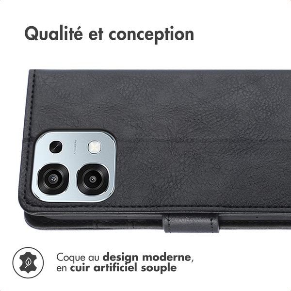 imoshion Étui de télephone portefeuille Oppo A6 Pro (5G) - Noir