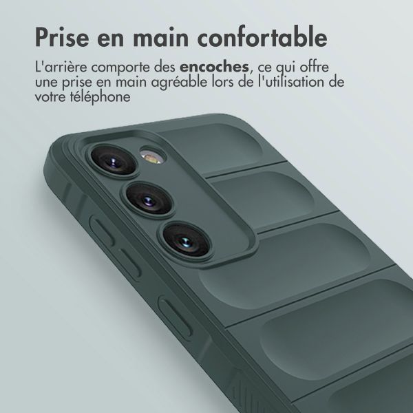 imoshion Coque arrière EasyGrip Samsung Galaxy S23 Plus - Vert foncé