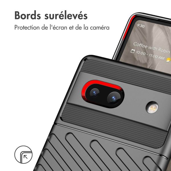 imoshion Coque Arrière Thunder Google Pixel 7a - Noir