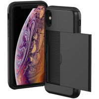 imoshion Coque arrière avec porte-cartes Apple iPhone Xs / X - Noir