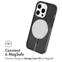 imoshion Coque Pailletée avec MagSafe Apple iPhone 14 Pro Max - Glitter Noir