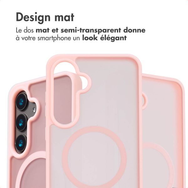 imoshion Coque Color Guard avec MagSafe Samsung Galaxy S24 - Rose clair