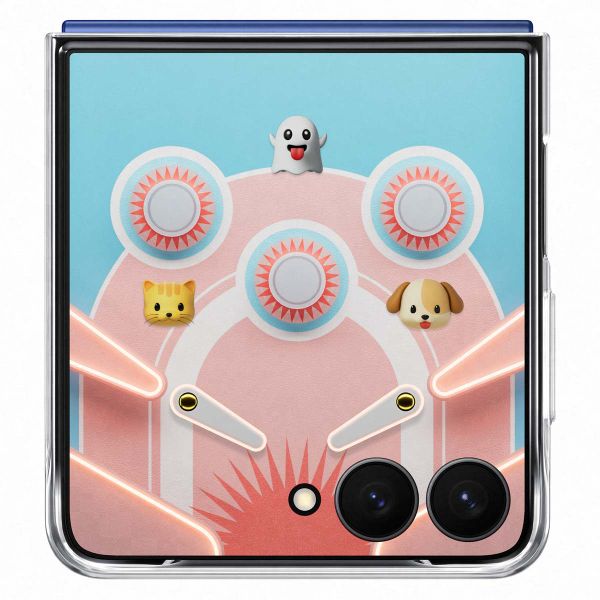 Samsung Coque FlipSuit originale Samsung Galaxy Z Flip 7 - Transparent