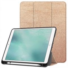 imoshion Coque tablette Trifold Apple iPad 6 (2018) 9.7 pouces / iPad 5 (2017) 9.7 pouces / Air 2 (2014)/Air 1 (2013) - Rose Doré