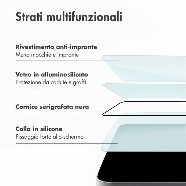 Accezz Protecteur d'écran en verre trempé + Applicateur Apple iPhone 15 Pro