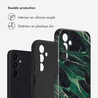 Selencia Coque arrière Vivid Samsung Galaxy A15 (5G/4G) - Chic Marble Quartz