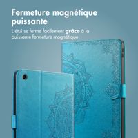 imoshion Coque tablette Samsung Galaxy Tab A11 Plus - Turquoise