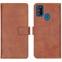 imoshion Étui de télephone portefeuille de luxe Samsung Galaxy M30s / M21 - Marron