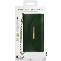 iDeal of Sweden Mayfair Clutch Velvet iPhone SE (2022 / 2020) / 8 / 7 / 6(s) - Vert