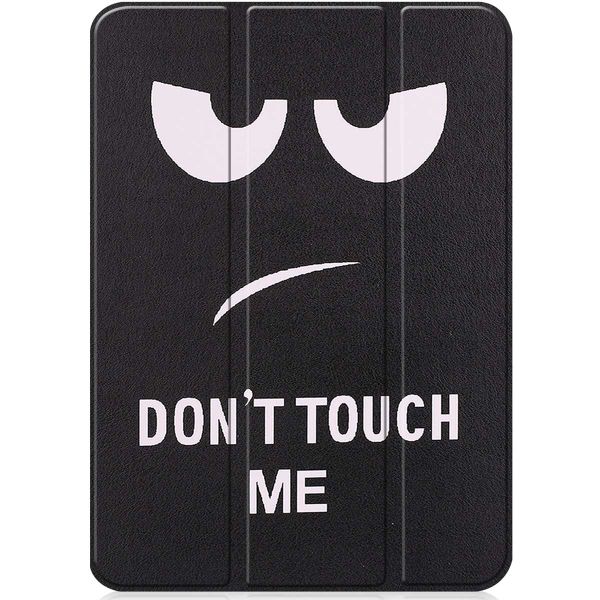 imoshion Coque tablette Trifold iPad 11 (2025) 11 pouces / iPad 10 (2022) 10.9 pouces - Don't touch