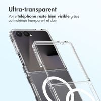 Accezz Coque arrière Xtreme Impact avec MagSafe Samsung Galaxy Z Flip 7 - Transparent