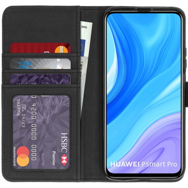 imoshion Étui de téléphone portefeuille Luxe Huawei P Smart Pro / Y9s - Bleu foncé