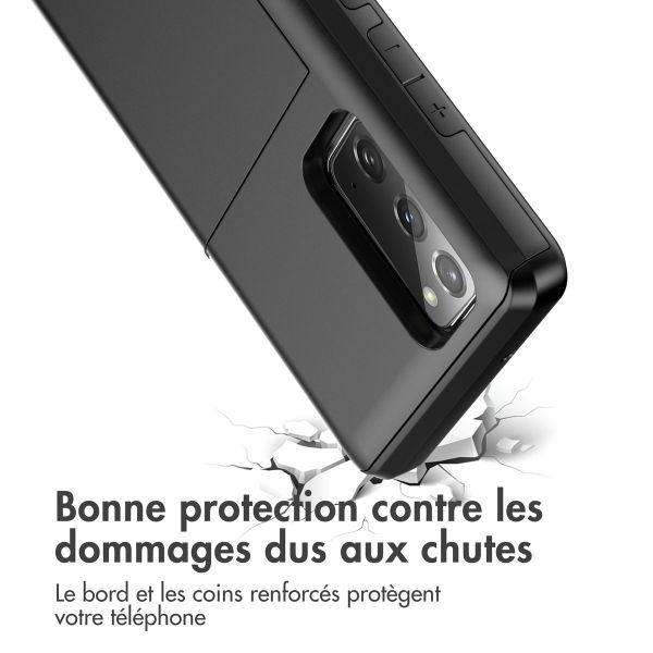 imoshion Coque arrière avec porte-cartes Samsung Galaxy S20 FE - Noir