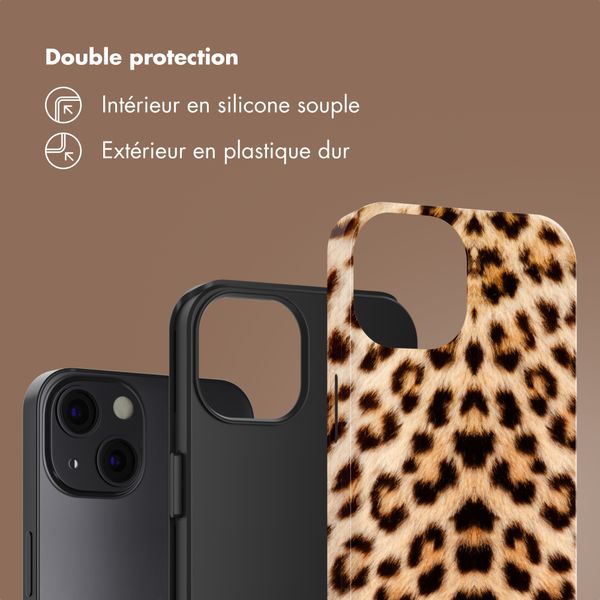 Selencia Coque arrière Vivid Apple iPhone 13 - Wild Leo