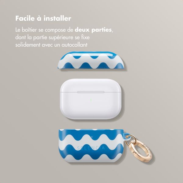 Selencia Coque Vivid Apple AirPods Pro - Wave Vibes Classic Blue