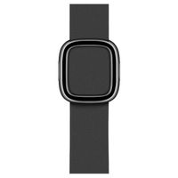 Apple Leather Band Modern Buckle Apple Watch Series 1 á 9 / SE (38/40/41 mm) | Series 10 (42 mm) - Taille M - Noir