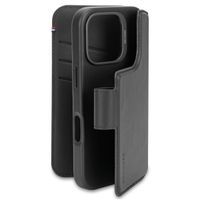 Decoded Portefeuille détachable 2 en 1 en cuir MagSafe Apple iPhone 16 Pro - Noir