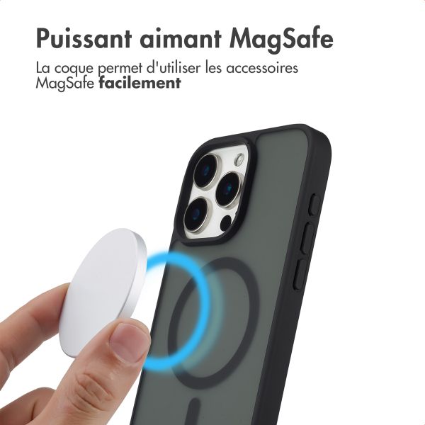 imoshion Coque Color Guard avec MagSafe iPhone 15 Pro Max - Noir