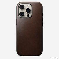 Nomad Coque Modern Horween Leather Apple iPhone 16 Pro - Rustic Brown