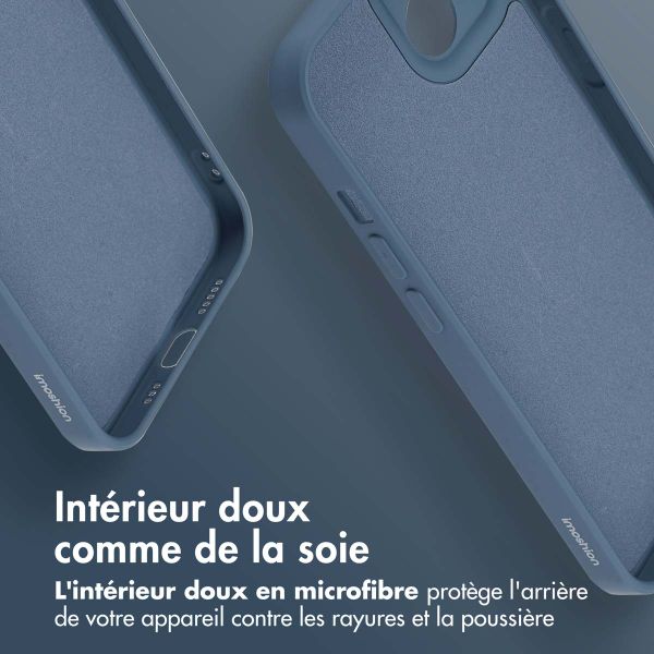 imoshion Coque Couleur avec MagSafe iPhone 13 - Bleu foncé